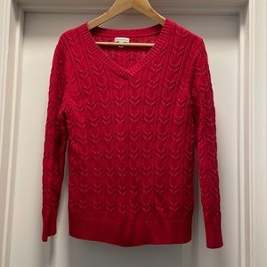 Croft & Barrow Women’s Red Sweater Size Large